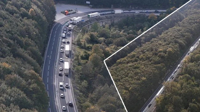 Bolu Dağı Tüneli Bakım Çalışmaları İstanbul Yönünü Kilitledi