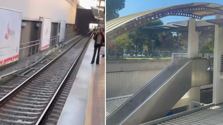İzmir Metrosu Bornova İstasyonu’nda Teknik Arıza Yolcular Tahliye Edildi Seferler Kesintiye Uğradı