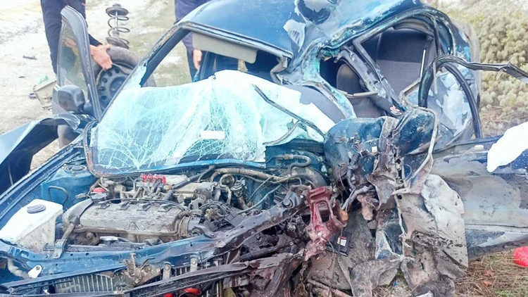 Mudurnu Taşkesti Kara Yolunda Yaşanan Trafik Kazasında Otomobil Sürücüsü Yaşamını Yitirdi