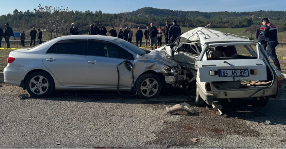 Uşak’ta Meydana Gelen Trafik Kazasında Yaşlı Çift Hayatını Kaybetti