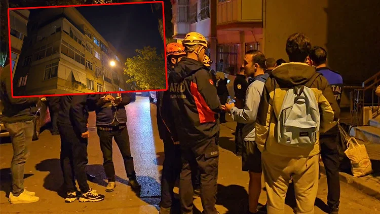 Kartal’da Kolon Çatlakları Tespit Edilen Dört Katlı Bina Tedbir Amaçlı Boşaltılarak Mühürlendi