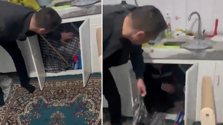 Kırıkkale’de Yağma Ve Firar Suçlarından Aranan Hükümlü Mutfak Dolabında Yakalandı