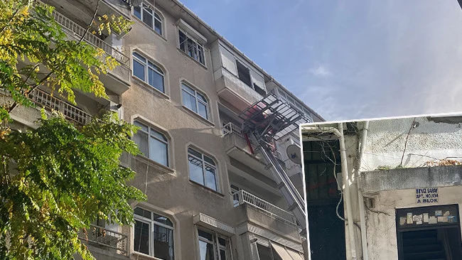Kocaeli Darıca’da Kolonlarında Derin Çatlaklar Bulunan 5 Katlı Bina Mühürlendi