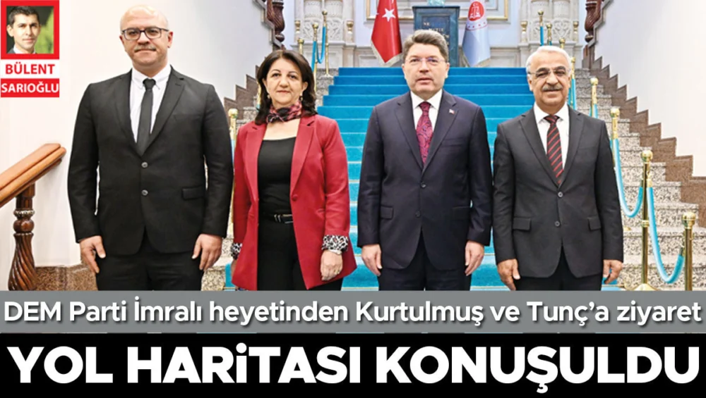TBMM Başkanı Ve Adalet Bakanı İmralı Heyeti İle Terörsüz Türkiye Yol Haritasını Görüştü