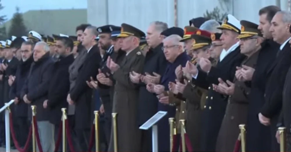 Ankara’da Hayatını Kaybeden Libya Heyetine Mürted Hava Üssü’nde Askeri Tören Düzenlendi
