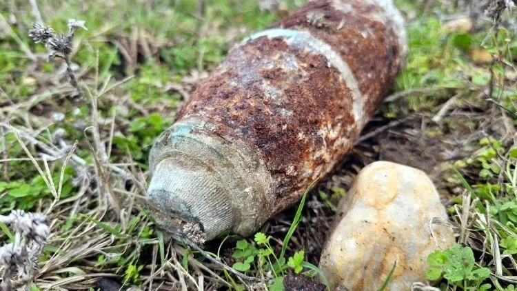Mantar Toplarken Bulunan Eski Top Mermisi Kontrollü Şekilde İmha Edildi