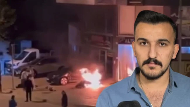 Bucak’ta Trafik Kazasında Alevler Arasından Motosiklet Sürücüsünü Kurtardı