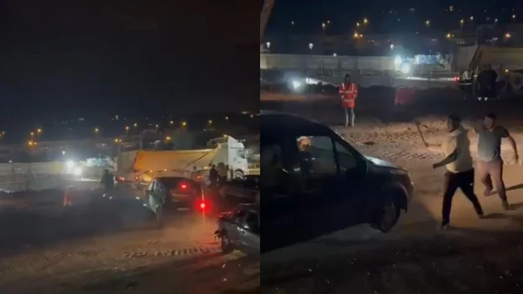 Çınarlı’da Kazanın Ardından Öfkelenen Sürücü Zincirleme Çarpışmaya Yol Açtı