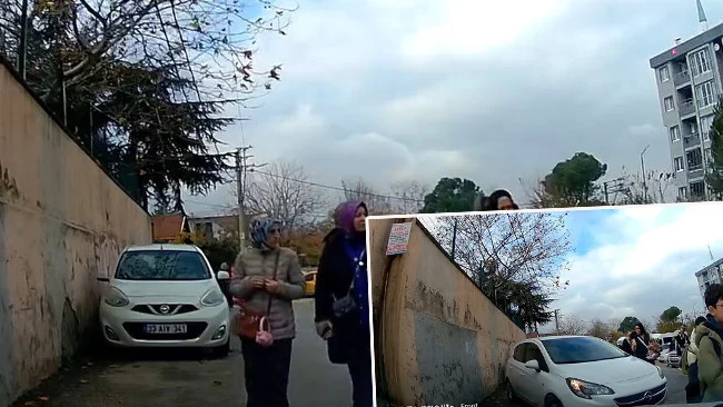 Yıldırım’da Okul Çıkışı Öğrencilerin Üzerine Otomobil Süren Sürücü Panik Yarattı
