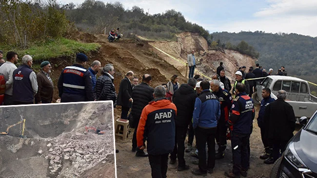 Ordu’da Taş Ocağı Göçüğünde Kayıp İşçiyi Arama Çalışmaları Risklere Rağmen Yeniden Başladı