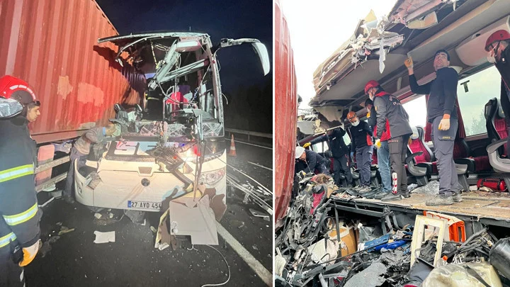 Osmaniye’de Yolcu Otobüsü Tır’a Çarptı 6 Kişi Hayatını Kaybetti 11 Yaralı