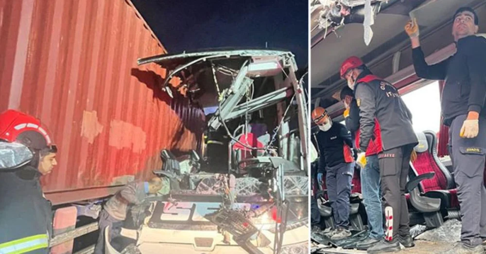 Osmaniye’de Yolcu Otobüsünün Tır’a Çarpmasıyla Yedi Kişi Hayatını Kaybetti On Bir Kişi Yaralandı