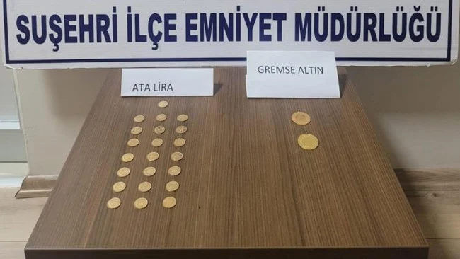 Sivas Suşehri’nde 1 Milyon Lira Değerinde Sahte Altın Ele Geçirildi Bir Kişi Tutuklandı