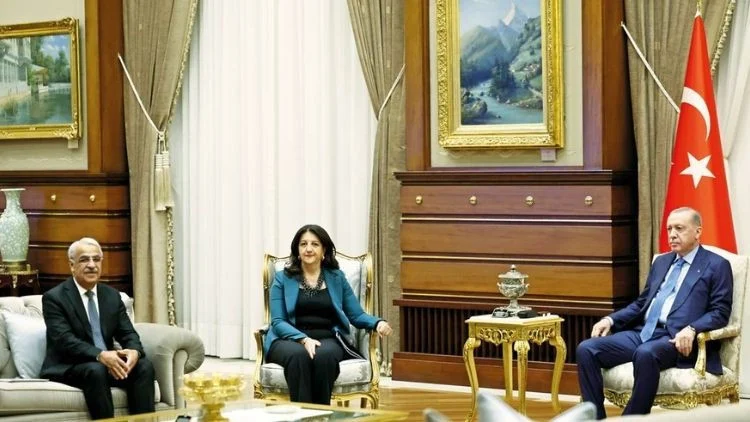 PKK Çekilme Kararı Sonrası DEM Heyeti Cumhurbaşkanı Erdoğan İle Beştepe’de Görüştü