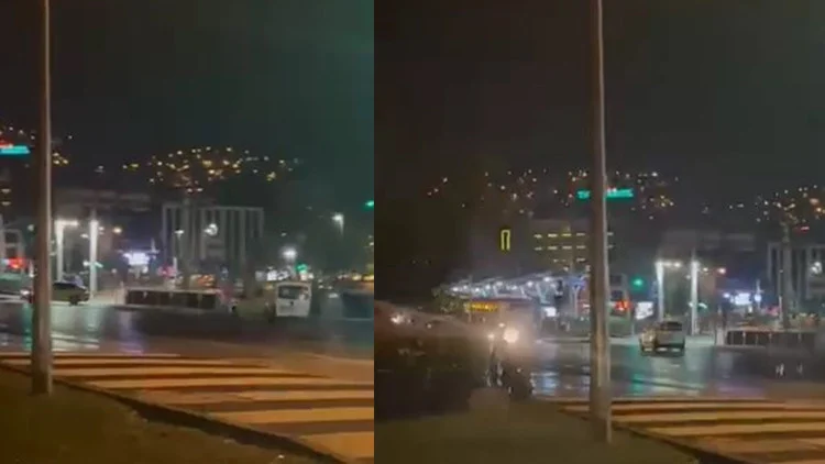Osmangazi’de Alkollü Olduğu İddia Edilen Sürücü Trafik Polisinden Kaçarken Ters Şeride Girdi