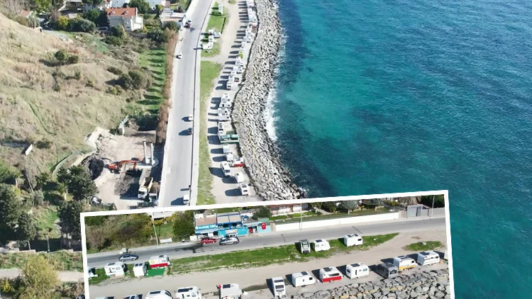 Beylikdüzü Sahilinde Yüzlerce Karavanın İşgali Halkın Tepkisine Neden Oldu