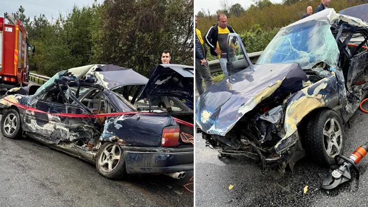 Sakarya’da Yolcu Otobüsü Ve Otomobil Çarpışması Bir Ölü İki Yaralı
