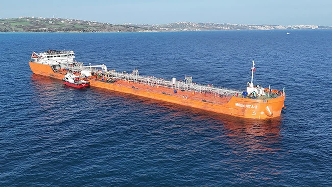 Saldırıya Uğrayan Rus Tankeri Midvolga-2 Sinop Açıklarında Detaylı İncelemeye Alındı