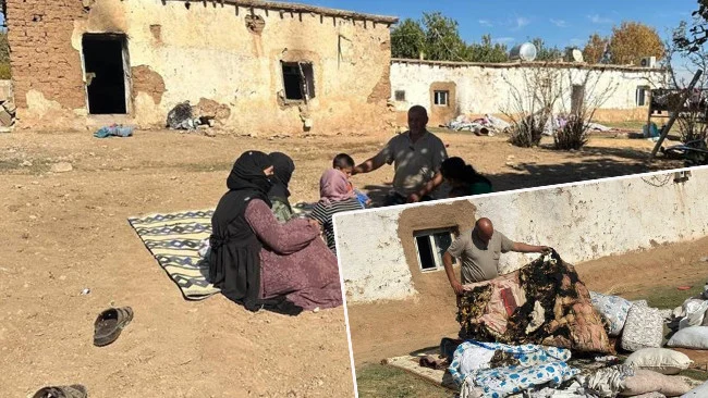 Şanlıurfa Maden Mahallesi’nde Nedeni Belirlenemeyen Yangınlar Bir Aileyi Evsiz Bıraktı