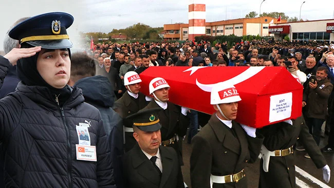Şehit Astsubay Üstçavuş Emre Altıok’a Samsun’da Hüzünlü Veda Kız Kardeşinden Asker Selamı