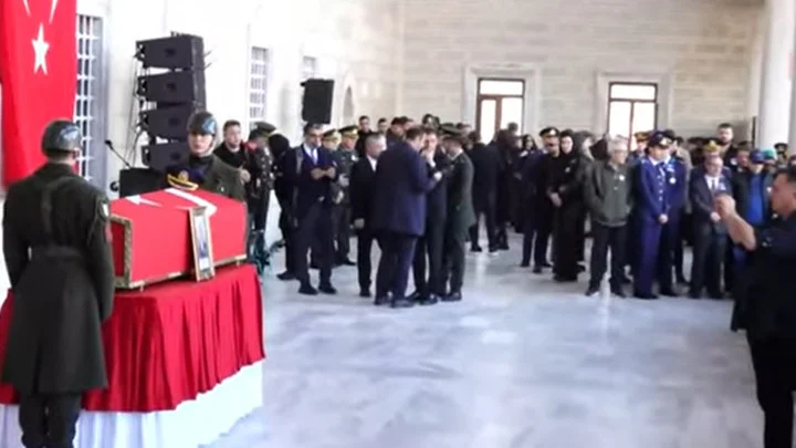 Gürcistan’da Düşen C-130 Uçağında Şehit Düşen Pilot Yarbay Gökhan Korkmaz’a İstanbul’da Veda