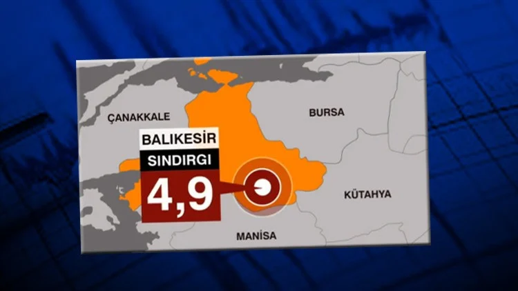 Balıkesir Sındırgı’da 4.9 Büyüklüğündeki Deprem Bölgedeki Sismik Aktiviteyi Bir Kez Daha Hatırlattı