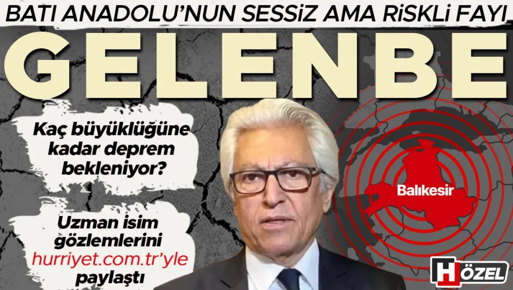 Batı Anadolu’daki Gelenbe Fayı’nda 6,5 Büyüklüğe Kadar Deprem Riski Bulunuyor