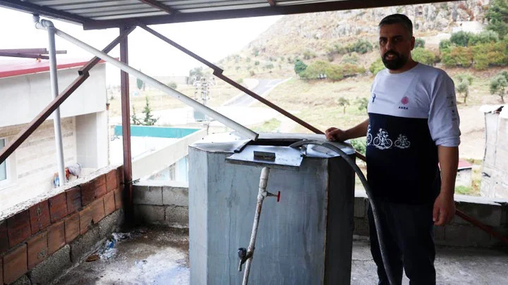 Hatay’da Su Kesintilerine Karşı Vatandaşın Geliştirdiği Yağmur Suyu Sistemi Takdir Edildi