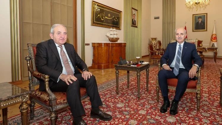 TBMM Başkanı Kurtulmuş Karadeniz Ekonomik İşbirliği Parlamenter Asamblesi Genel Sekreterini Kabul Etti