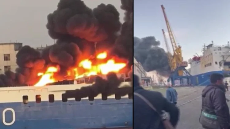 Ukrayna Chornomorsk Limanı’nda Türk Gemisine Saldırı Can Kaybı Yaşanmadı