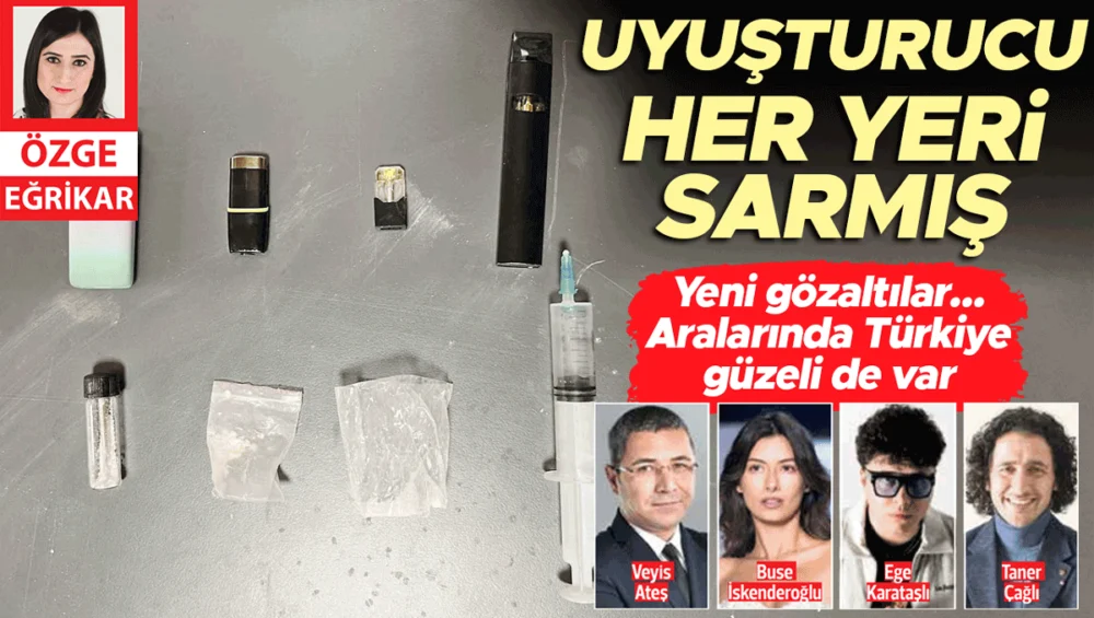 Ünlülere uyuşturucu operasyonunda yeni dalga