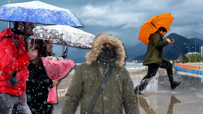 Meteoroloji Yeni Haftada 10 İlde Kar 28 İlde Sağanak Yağış Beklendiğini Duyurdu