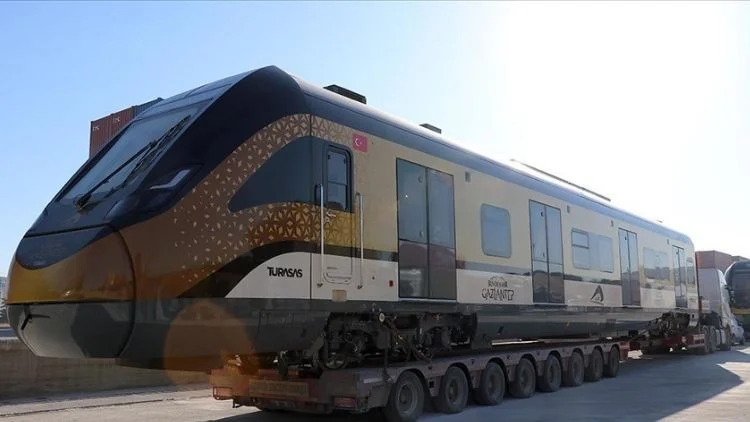 Yerli ve milli tren setinin 6’ncısı Gaziantep’te
