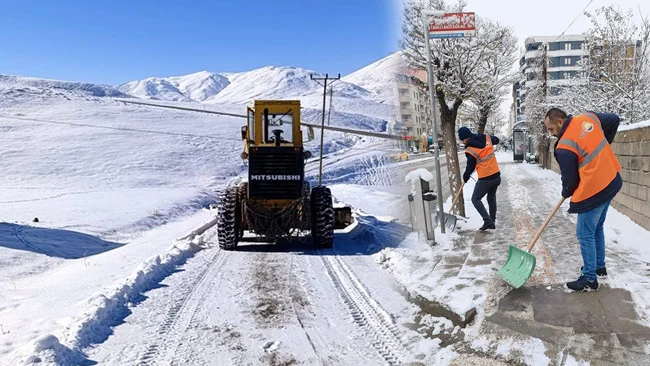 Van’da Yoğun Kar Yağışı Sonrası Kapanan Yollar İçin Kapsamlı Mücadele Başlatıldı